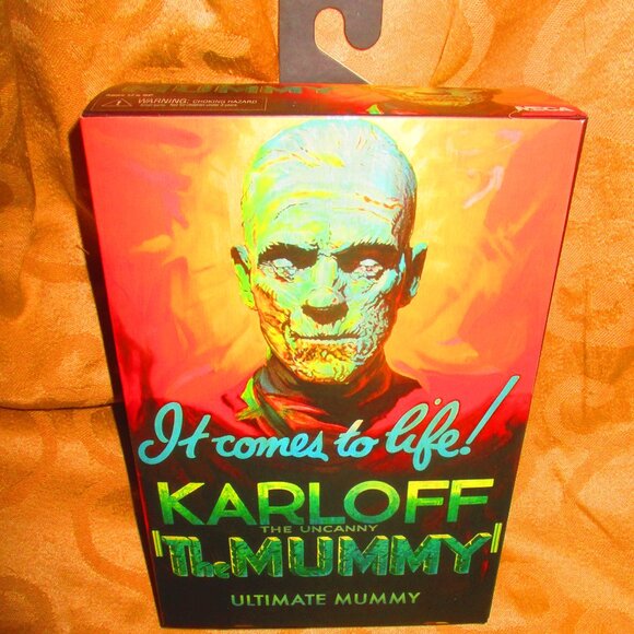 NECA Boris Karloff The Mummy Ultimate Action Figure Universal Monsters NIB - Picture 2 of 3